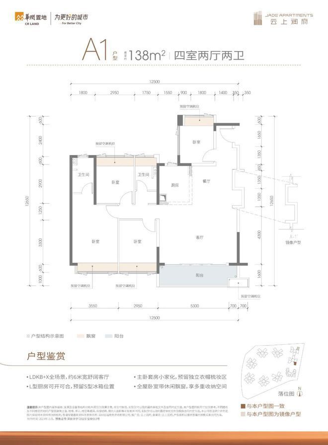 华润云上润府深圳-云上润府容积率BOB半岛：42 绿化率：25%(图6)